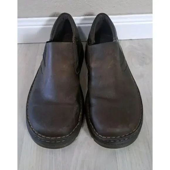 Dr. Martens Mens 12M Orson AW004 Brown Smooth Leather Slip On Dress Shoe Loafer - Picture 4 of 8